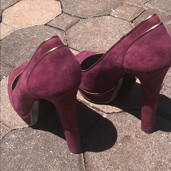 GUCCI HOUSTON PEEP TOE PUMP - Picture 4 of 8